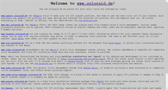 Desktop Screenshot of coloraid.de